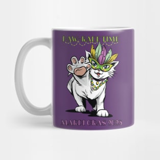 Mardi Gras Cat Paw-Rade 2023 Mug